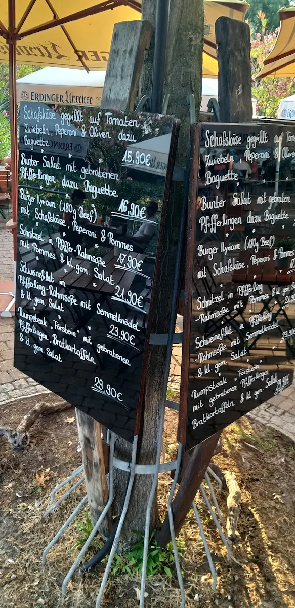 Speisekarte, Café Ideal im Haus der Deutschen Weinstraße