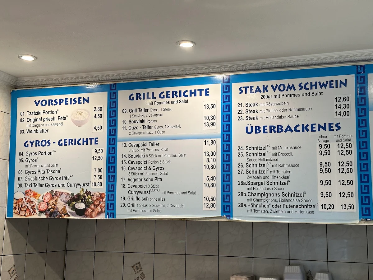 Speisekarte photo 2
