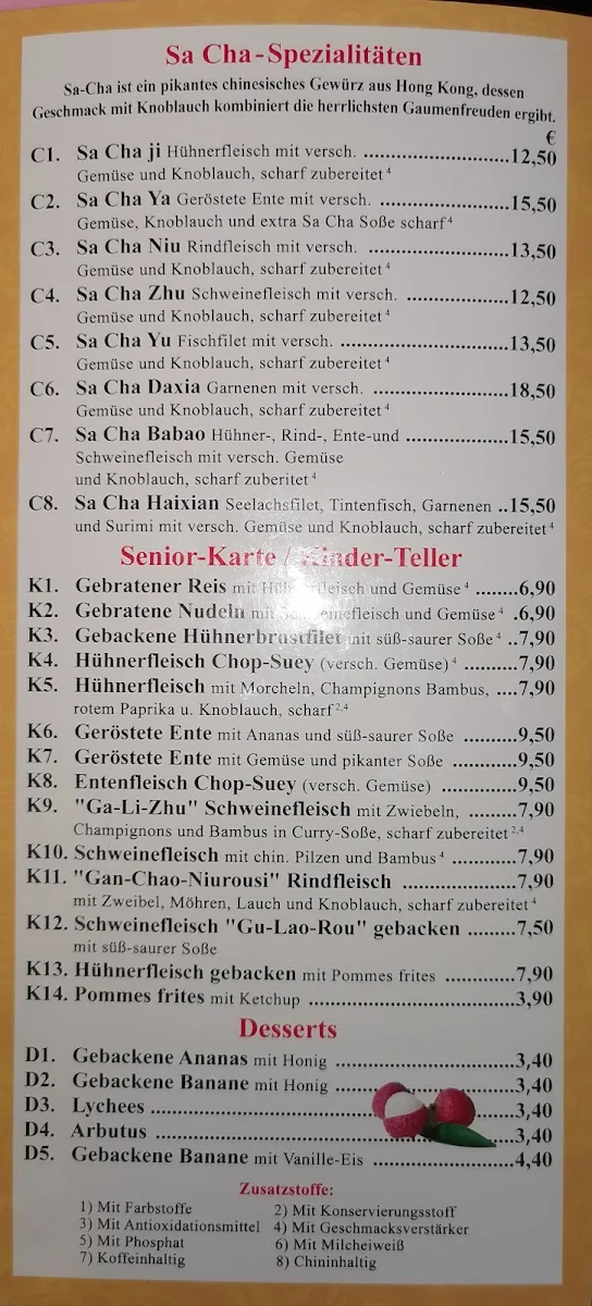 Speisekarte photo 5