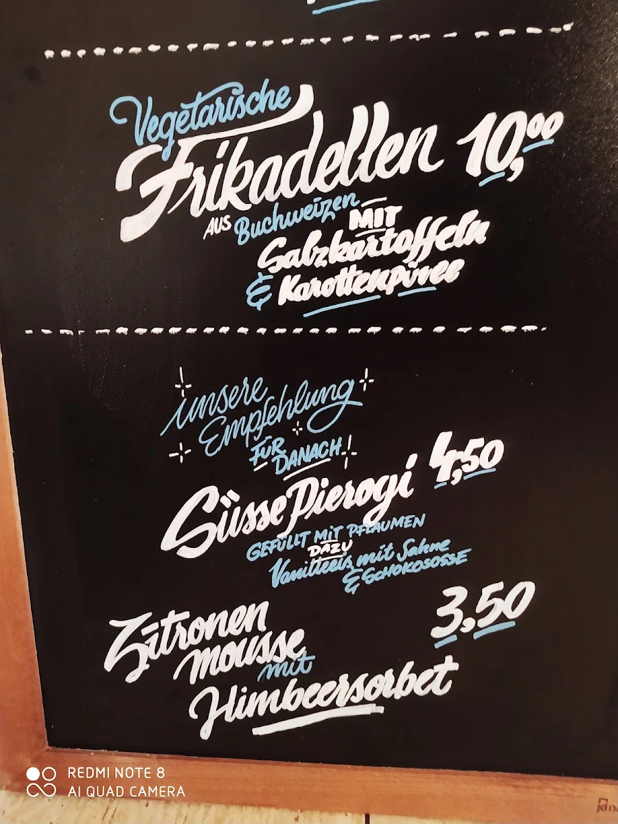 Speisekarte, Wild und Wein