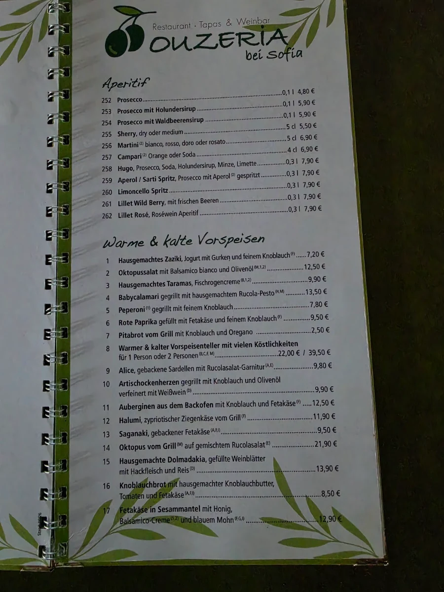 Speisekarte photo 3
