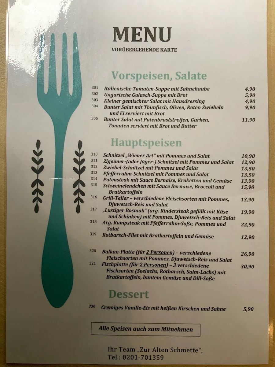 Speisekarte photo 2
