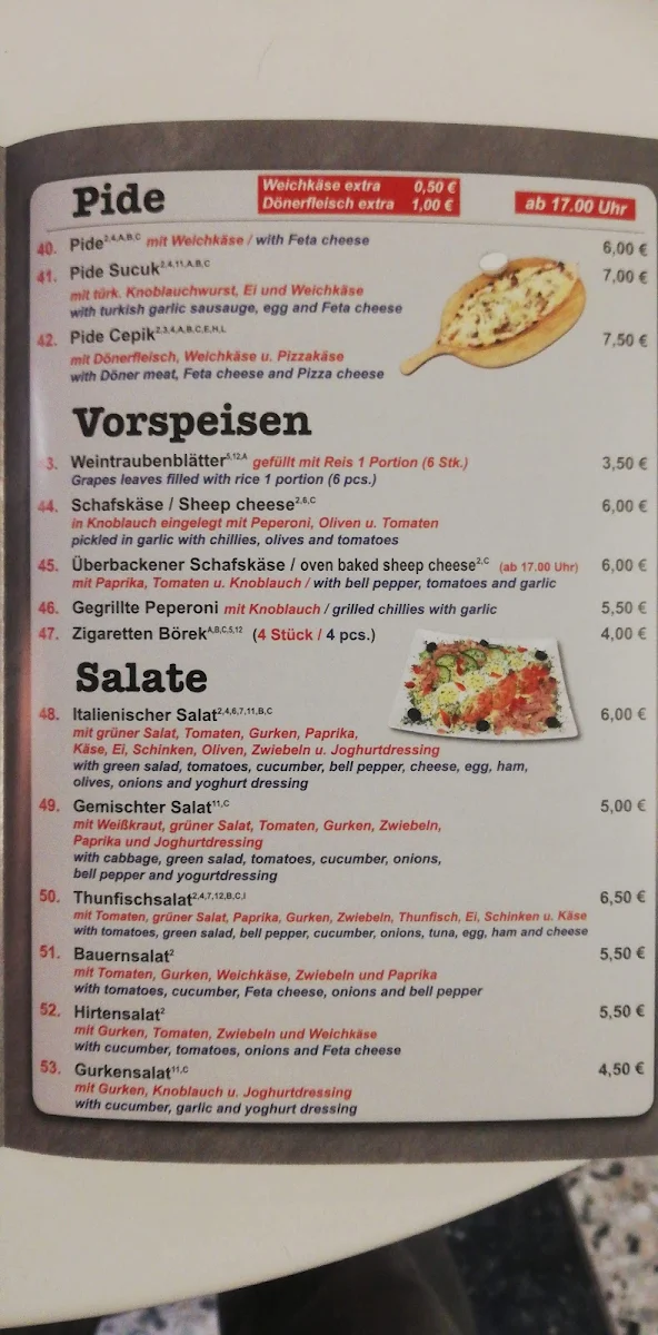 Speisekarte photo 9