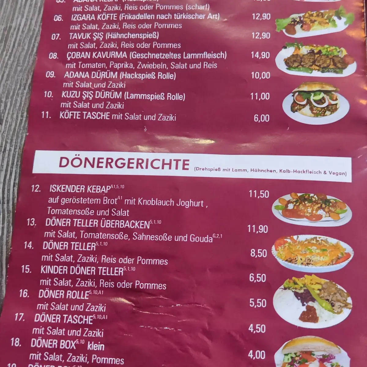 Speisekarte photo 6