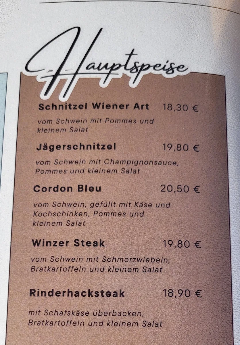 Speisekarte, Haardtblick by Scheller