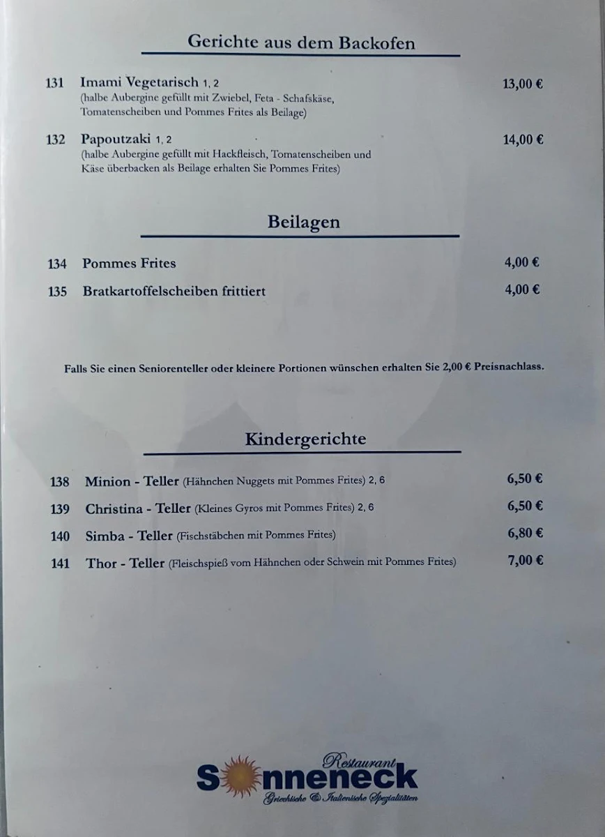 Speisekarte photo 2