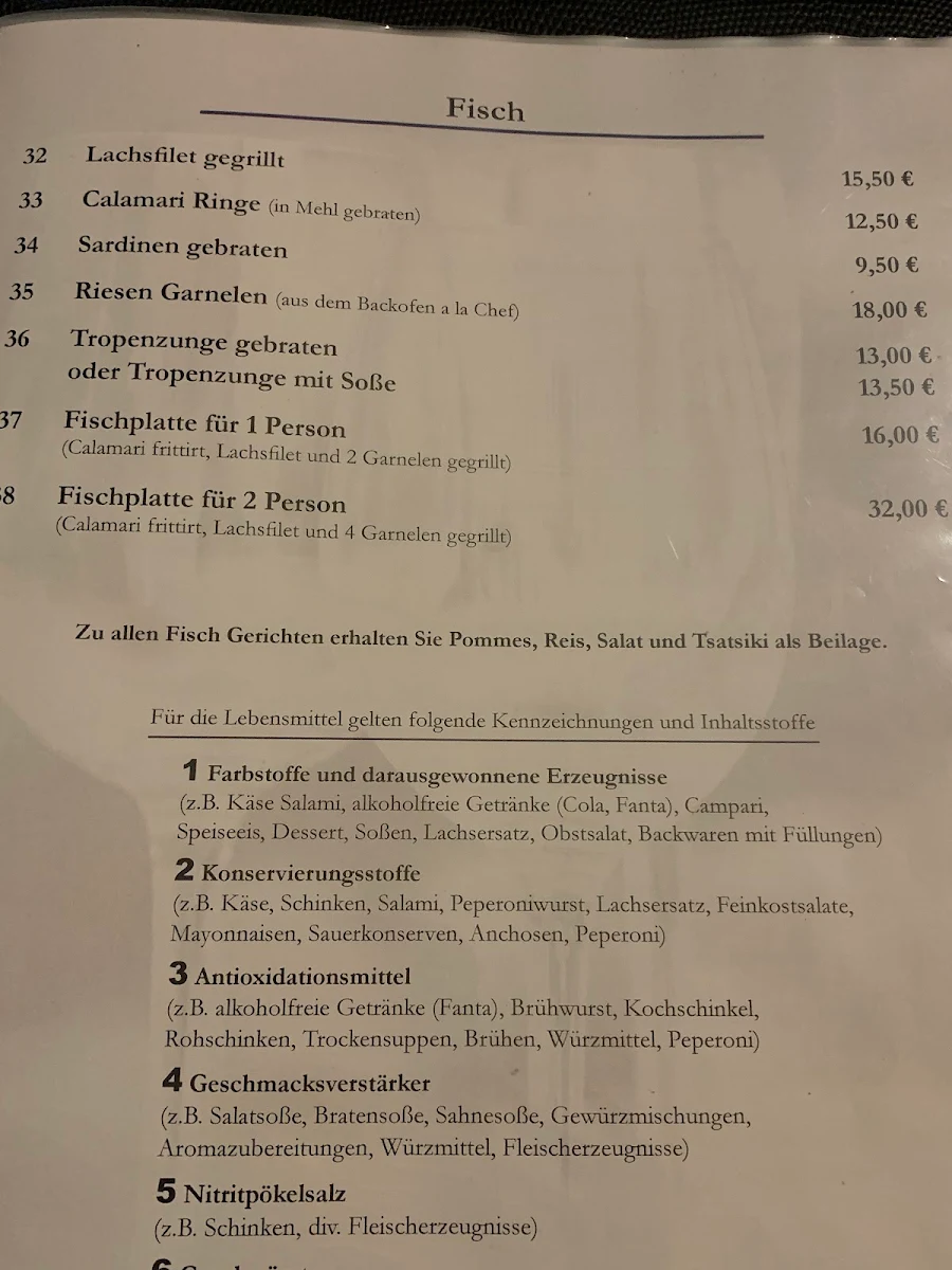 Speisekarte photo 5