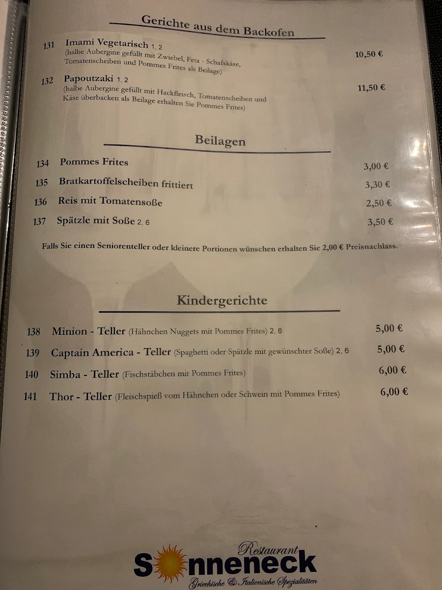 Speisekarte photo 9