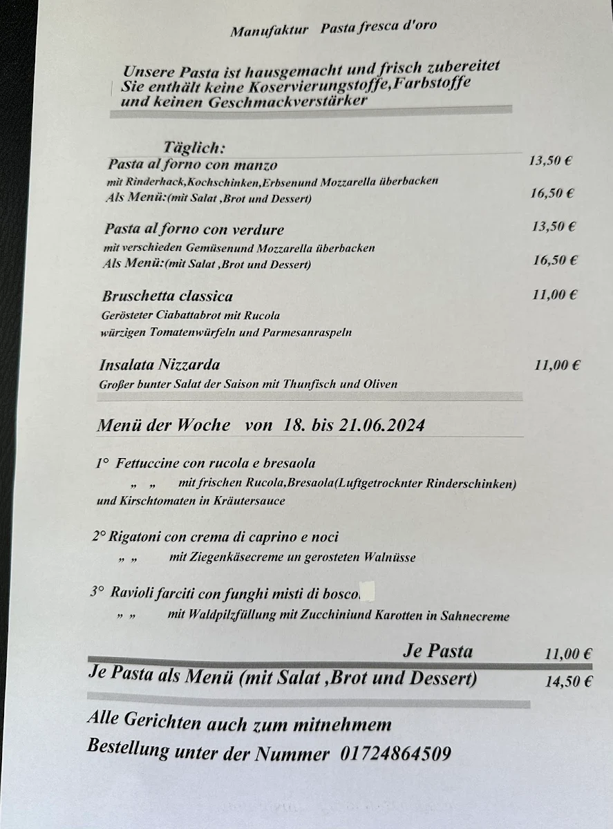 Speisekarte photo 1