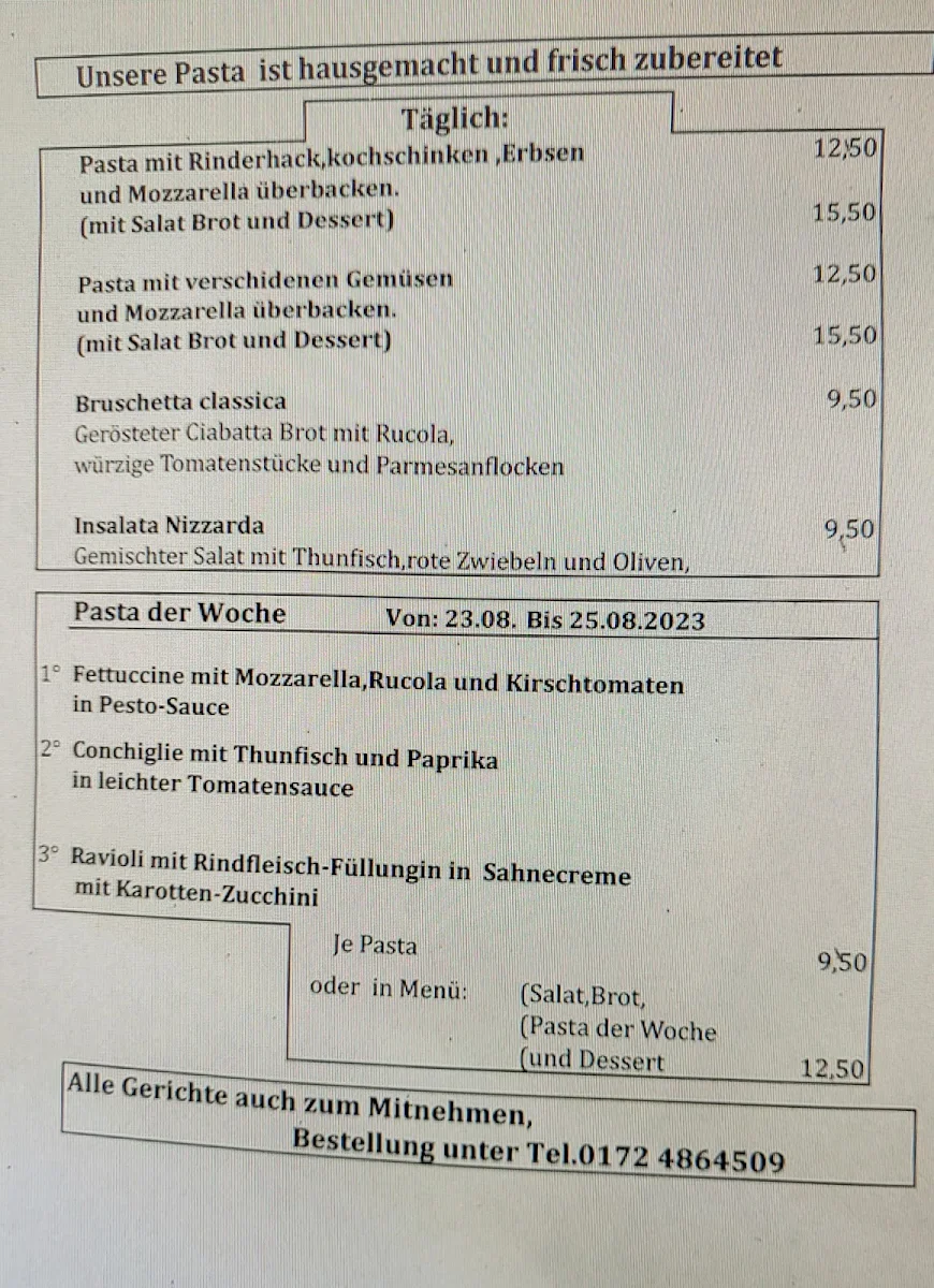 Speisekarte photo 2