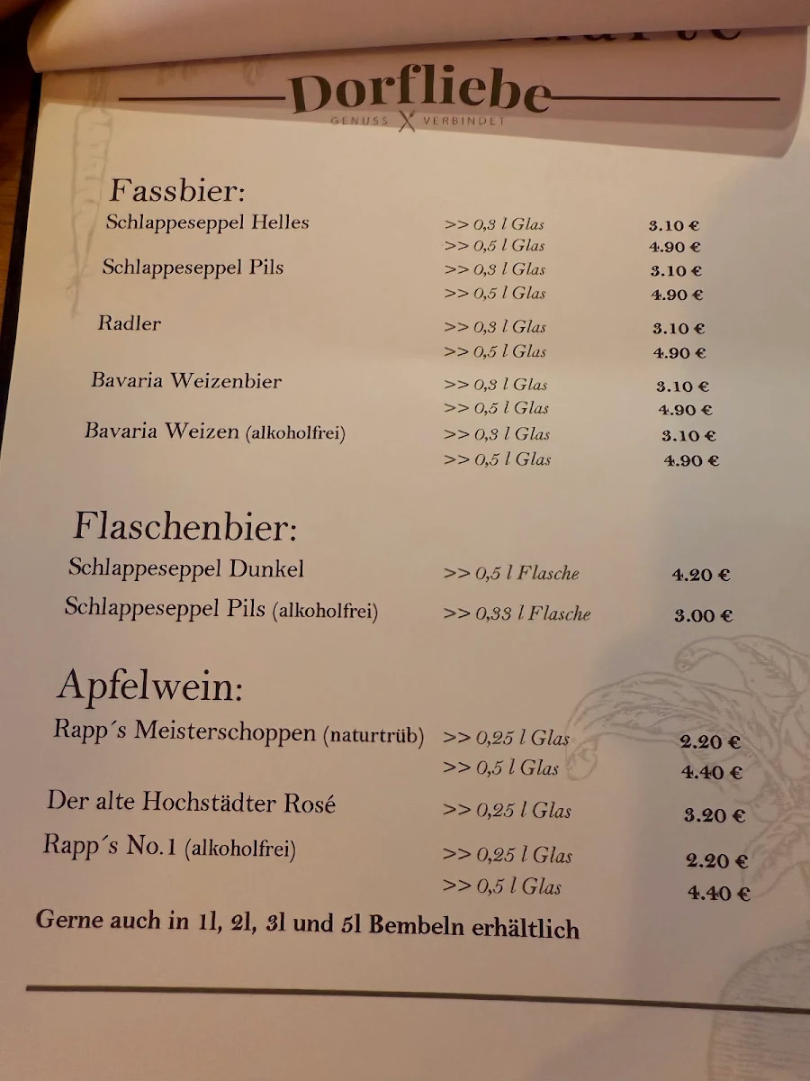 Speisekarte photo 1