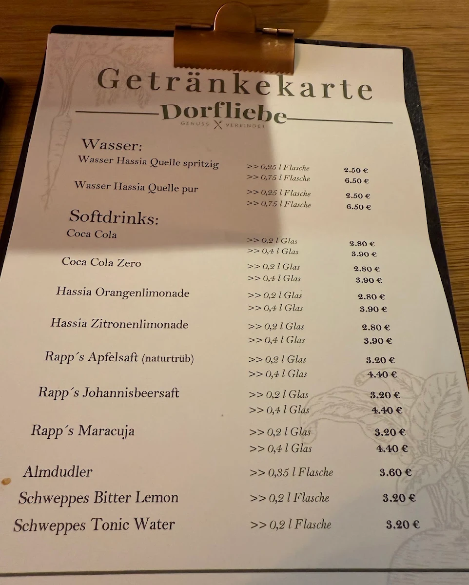 Speisekarte photo 2