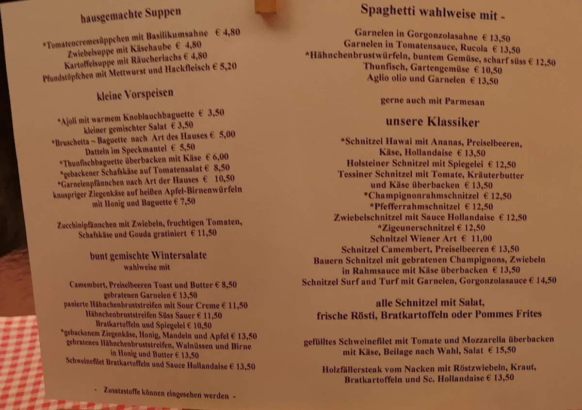 Speisekarte photo 2
