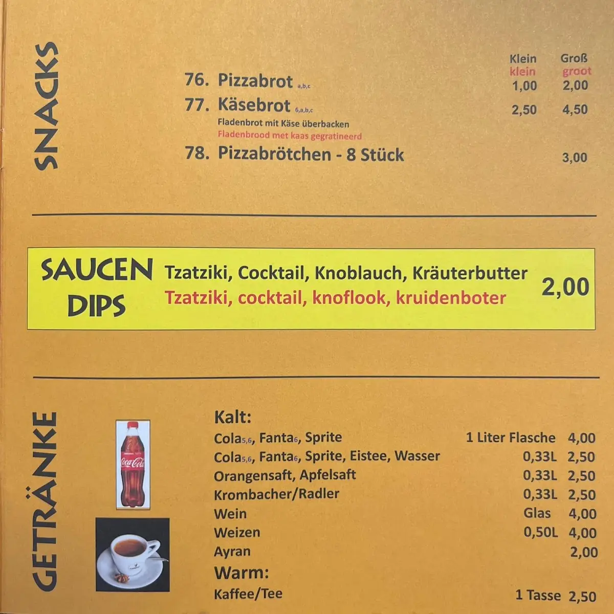 Speisekarte photo 2