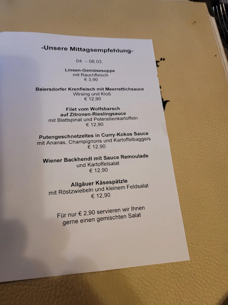 Speisekarte photo 1