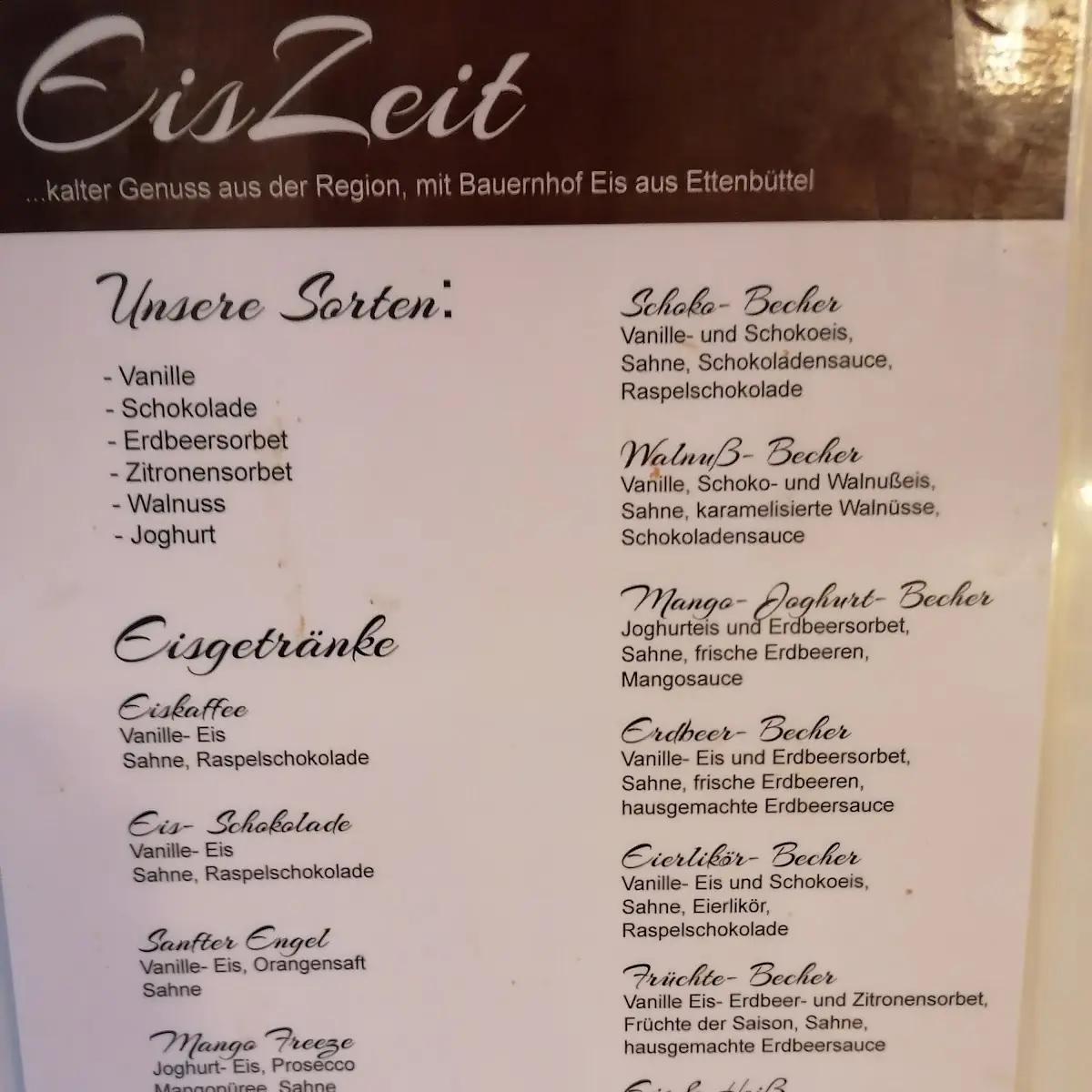 Speisekarte photo 1