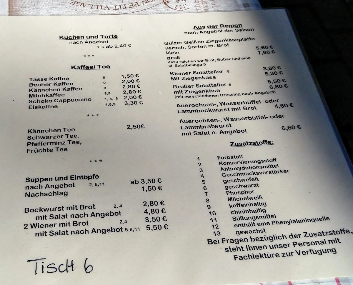 Speisekarte photo 1