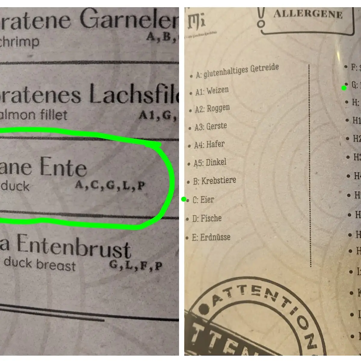 Speisekarte photo 3
