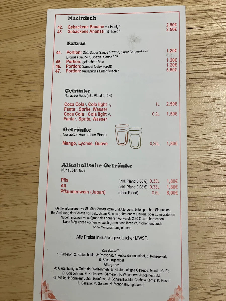 Speisekarte photo 2