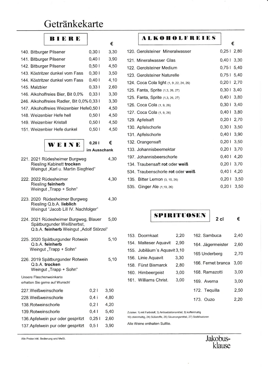 Speisekarte photo 2