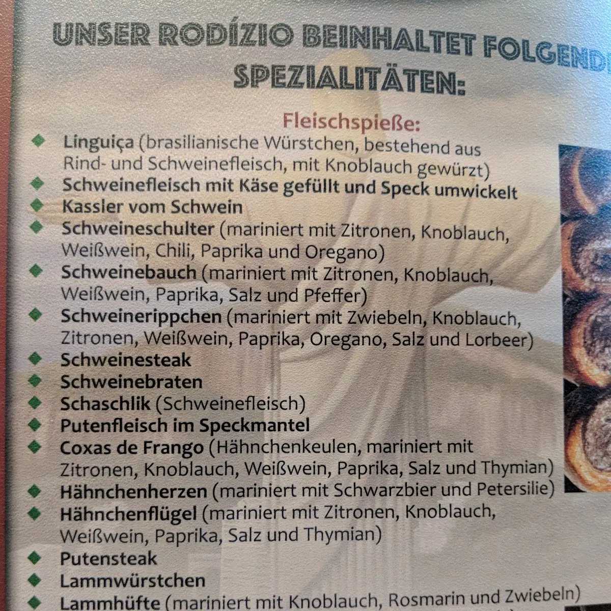 Speisekarte photo 4