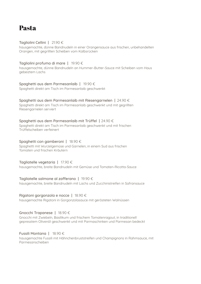 Speisekarte photo 1