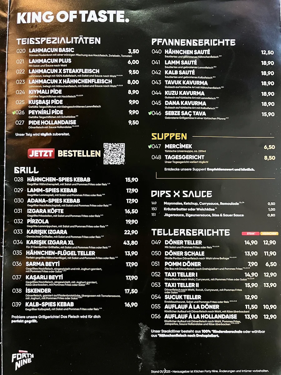 Speisekarte photo 2