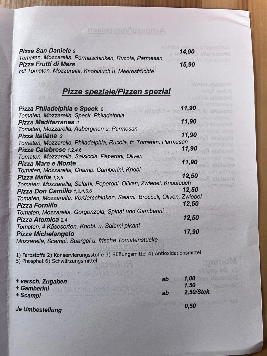 Speisekarte photo 1