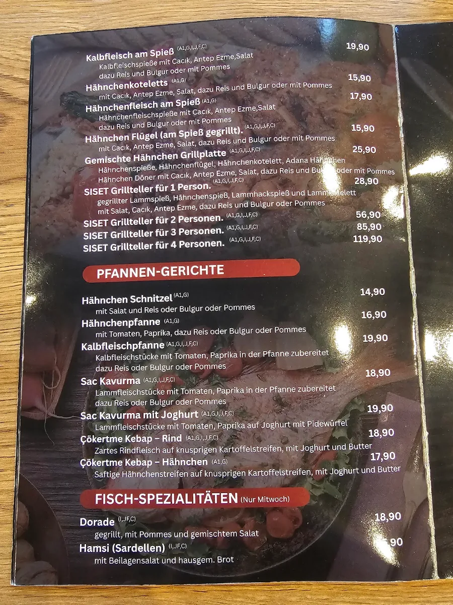 Speisekarte photo 1