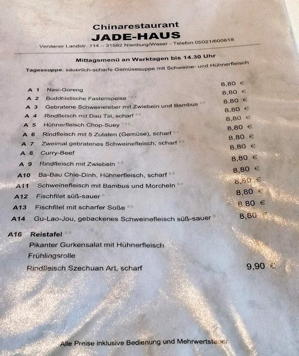 Speisekarte photo 1