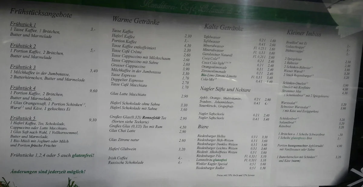 Speisekarte photo 8
