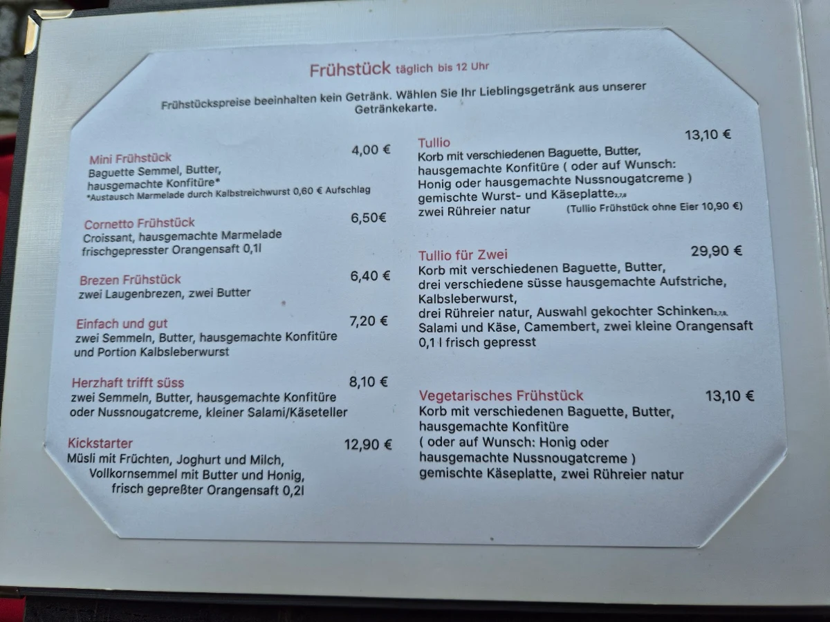 Speisekarte photo 1