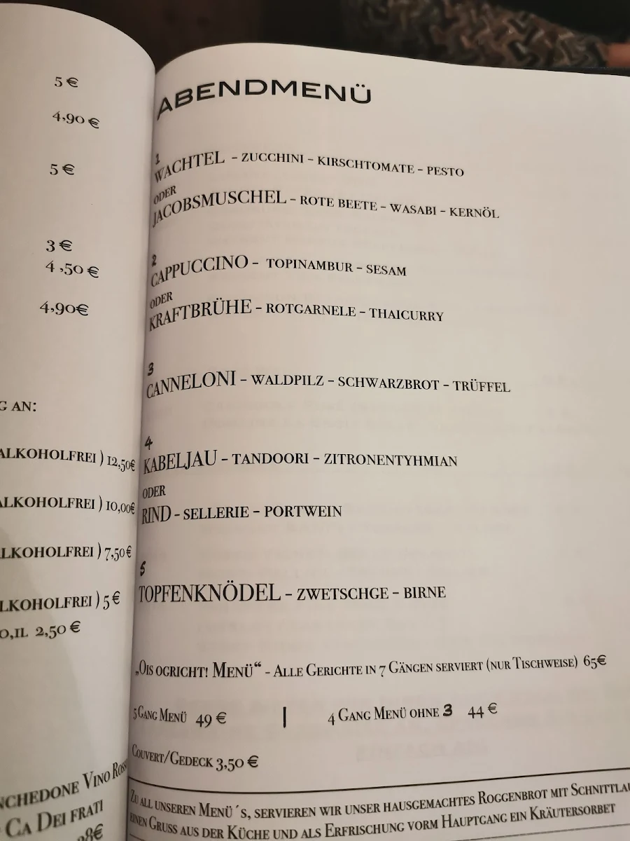 Speisekarte photo 2