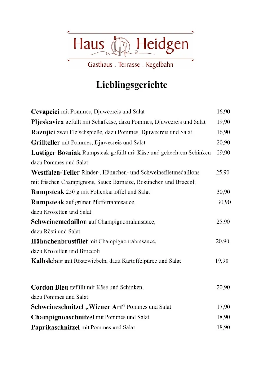 Speisekarte photo 10