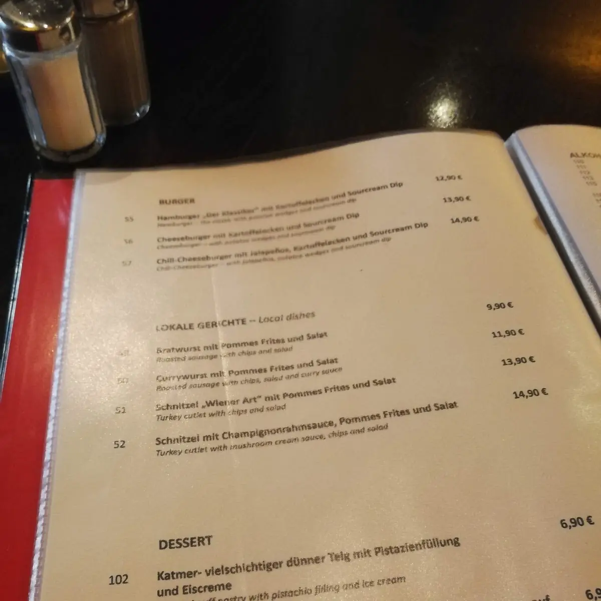 Speisekarte photo 7