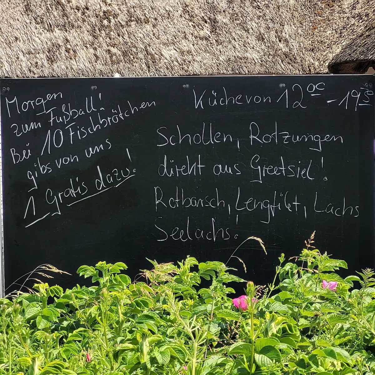 Speisekarte, Mittendrin Fisch