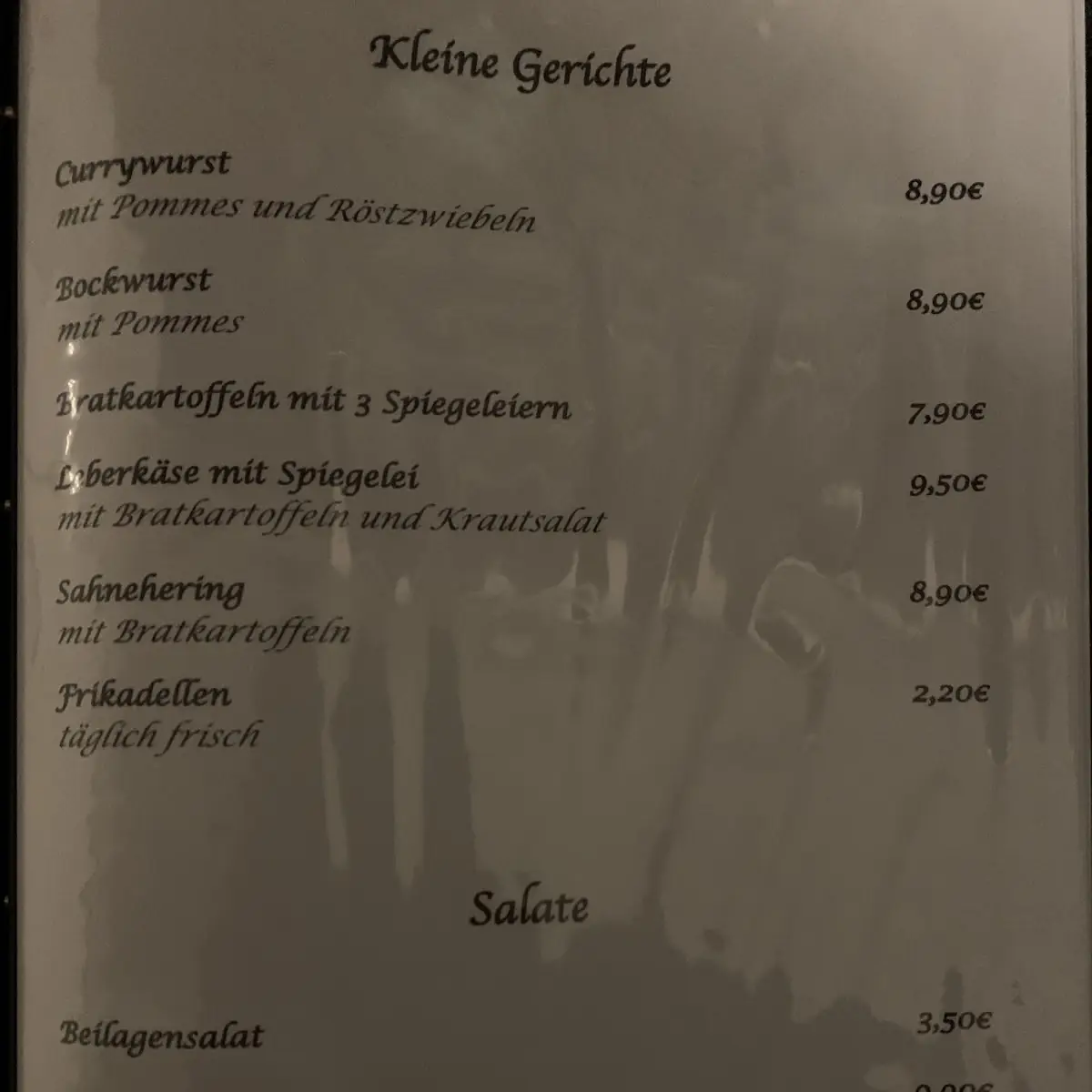 Speisekarte photo 4