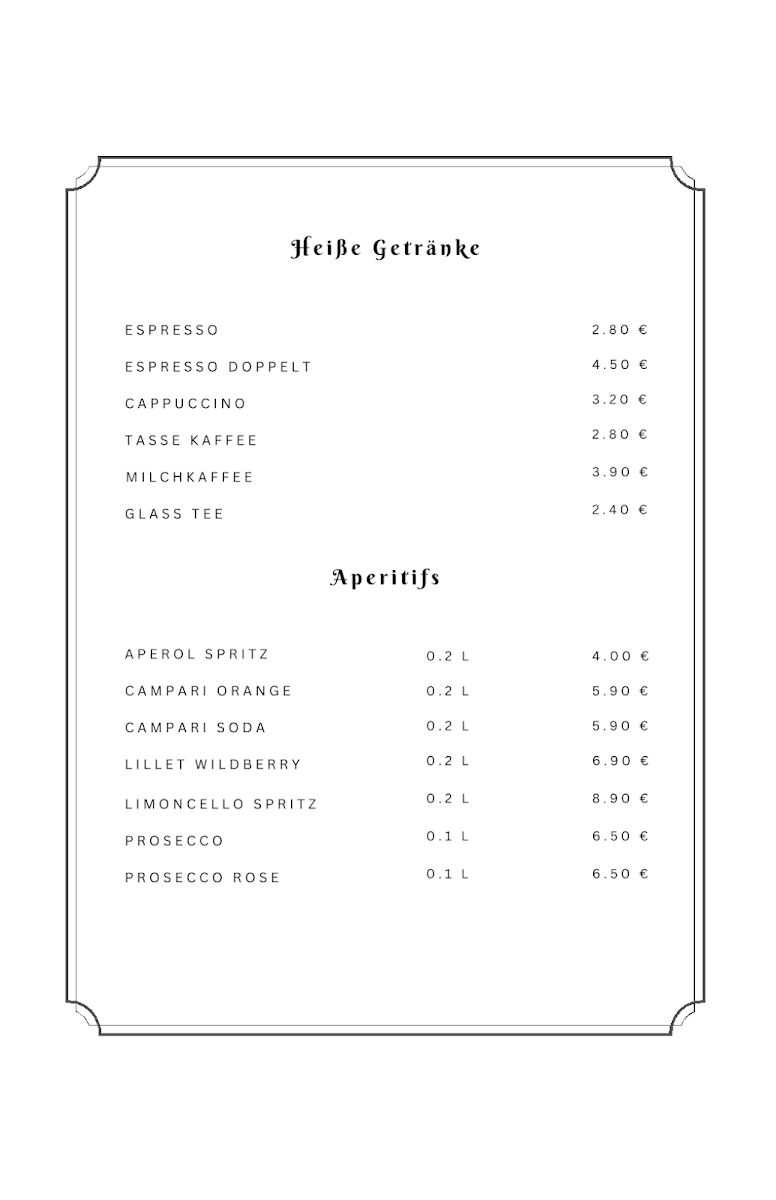 Speisekarte photo 5