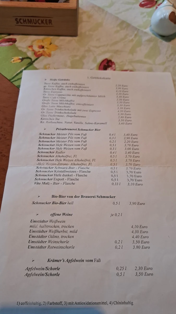 Speisekarte photo 3