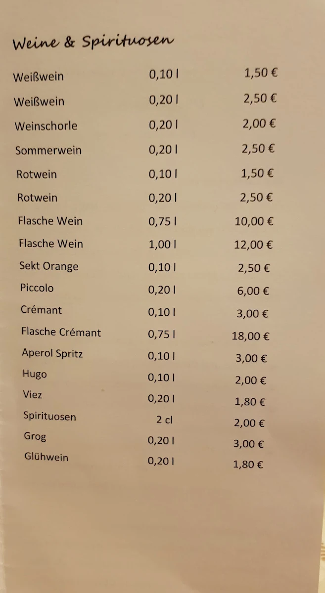 Speisekarte photo 5