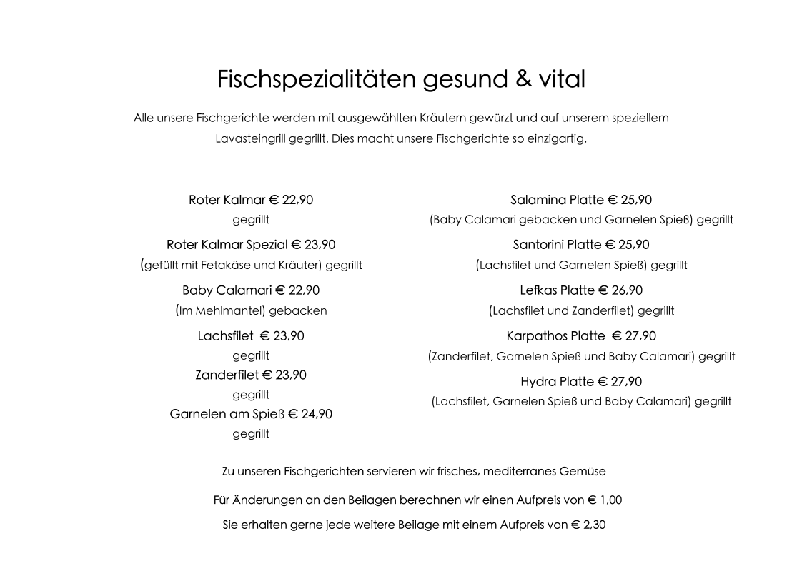 Speisekarte photo 6