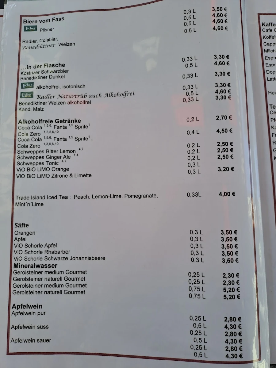 Speisekarte photo 5