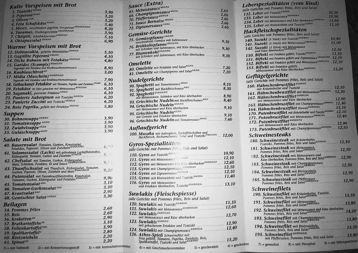 Speisekarte photo 3