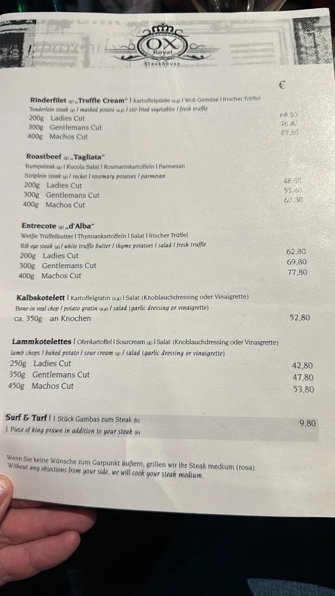 Speisekarte photo 1