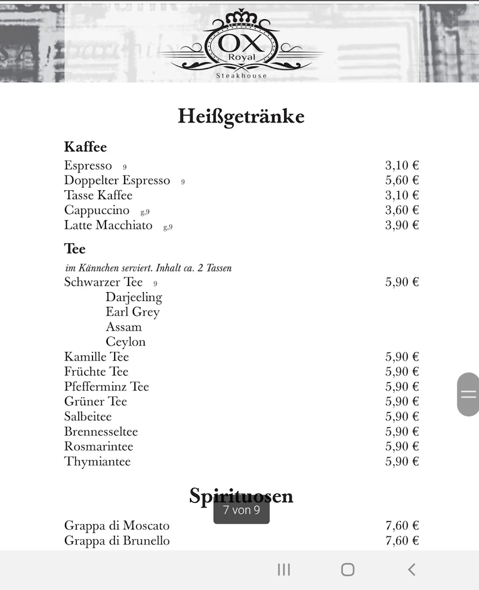 Speisekarte photo 8