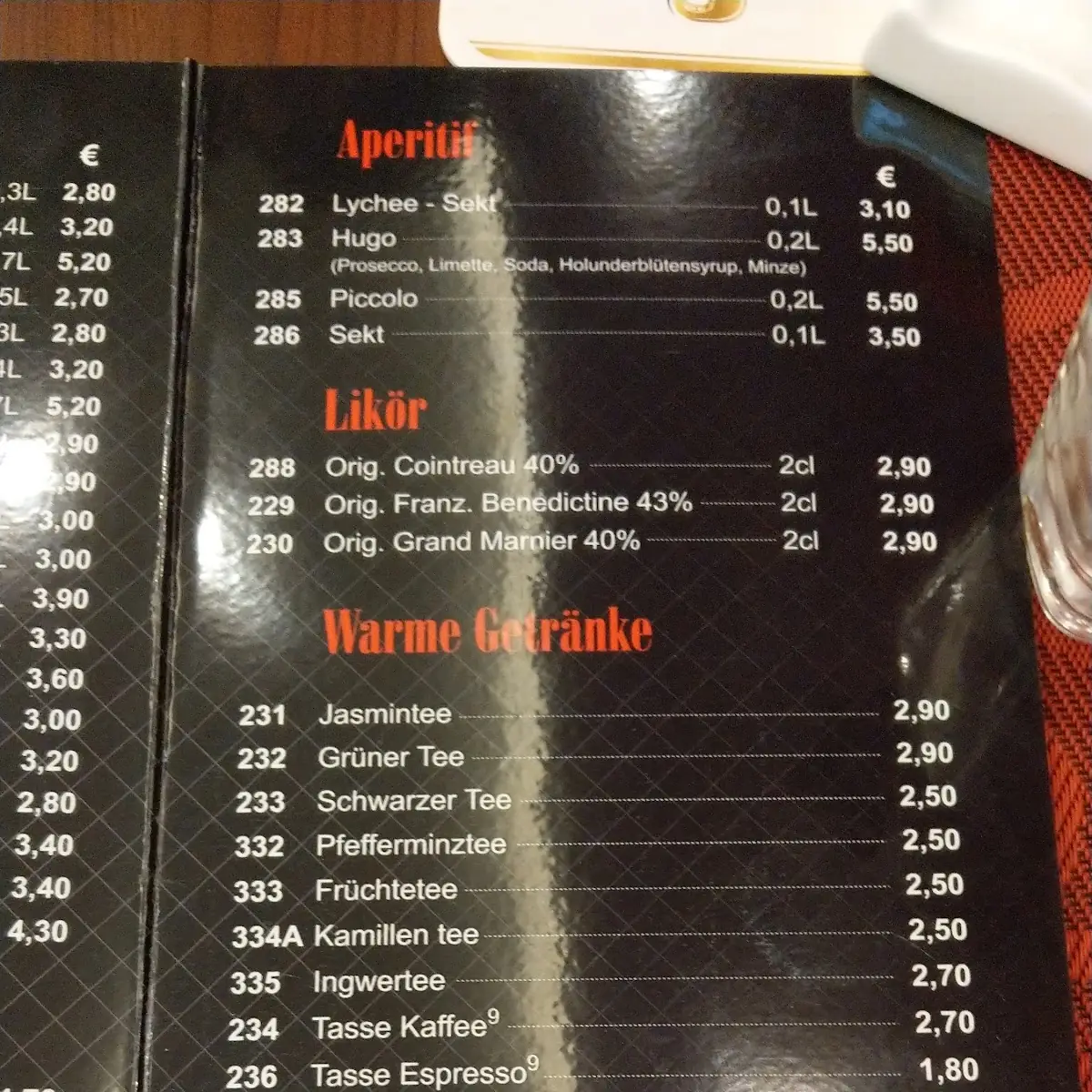 Speisekarte photo 8