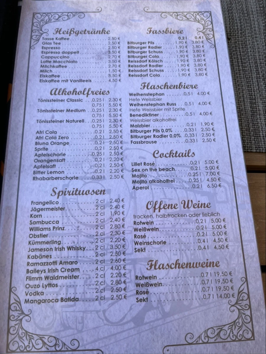 Speisekarte photo 1