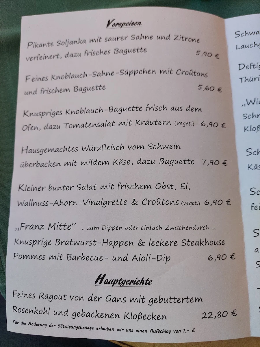 Speisekarte photo 2