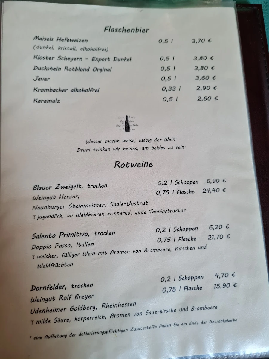 Speisekarte photo 4