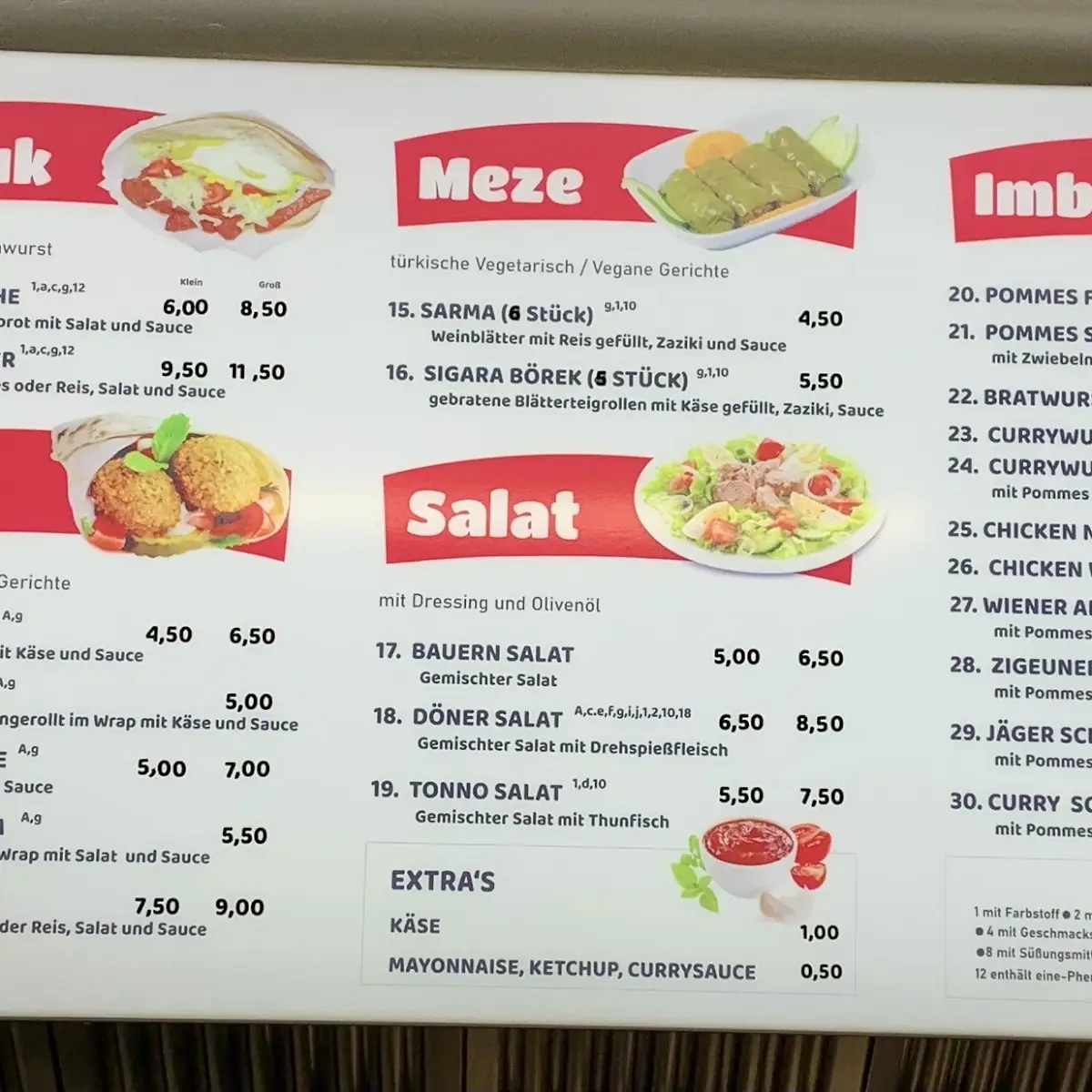 Speisekarte photo 2